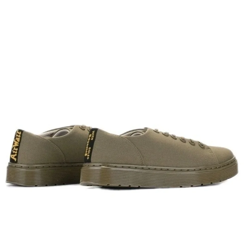 Dr.‎ Martens Casual Canvas Lo-Top Fresh Take Olive Green Size 9 New